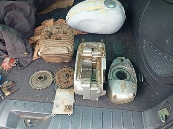 Čz 250 Montreal motor pěkné nízké výrobni cislo