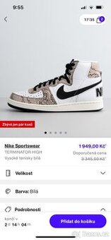 Nové NIKE  terminator 42,5