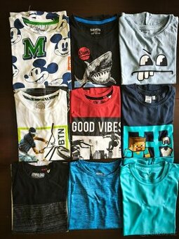 Trička vel 146/152 - 9 ks