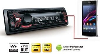 SONY CDX-G1000U , USB , MP3 , AUX.... , 55 X 4 Watt