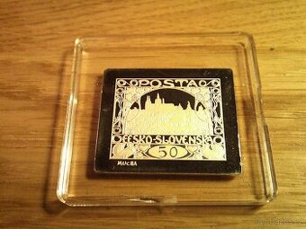 Stříbrná cihlička - Vyšehrad - 999/1000 - ryzí stříbro