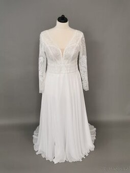 Luxusní nenošené svatební šaty, Anelisa 48-50 EU (3 XL-4XL)