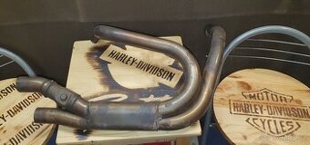 Harley Davidson, svody výfuků, wide glide, fat bob