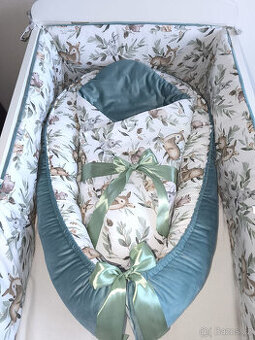 Nová souprava do postýlky srnky+velvet