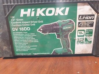 HiKOKI DV18DDWPZ bezuhlíková příklepová aku vrtačka 18V 2x 5