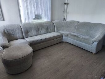 Rozkládací sedací souprava tvar U