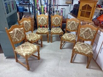 Prodám 6 x hezké židle z masivu