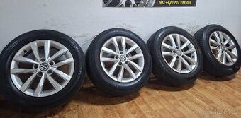 Alu kola R16 5x112 VW + letní pneu 205/60/16