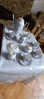 starožitný porcelánový kávový servis