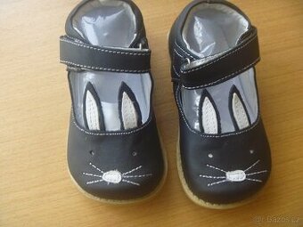 nové barefoot černé baleríny s kočičkou vel. 25