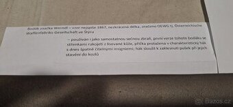 Bodák + pochva Werndl