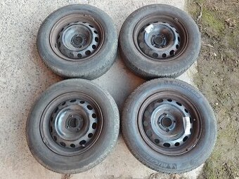 Prodám sadu disků 6,5Jx15H2 ET27 + letní pneu 205/65/R15