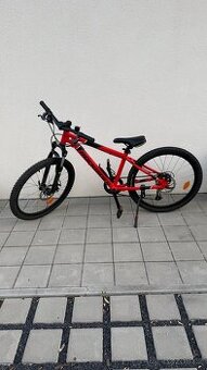 Horské kolo Rockrider  odpružená vidlice, kotoučo