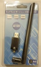 USB3 Wifi dongle, adaptér 2,4 + 5 GHz, ac, s anténou 5dB