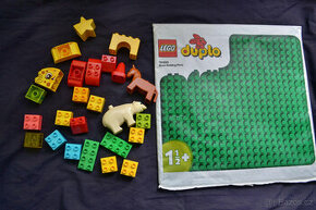 nové LEGO Duplo 10980 Zelená podložka+ kostky