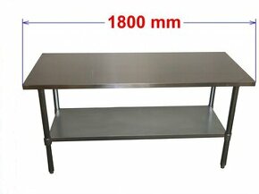 Pracovní nerezový stůl 180/60 cm