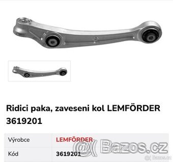 LEMFÖRDER 3619201 , 3619301 ramena Audi a4