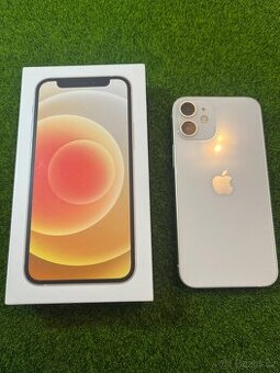 iPhone 12 mini bílý - pěkný stav