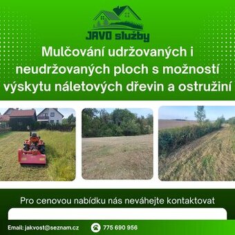 Sekání trávy a mulčování