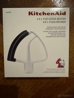KitchenAid 5KFE5T plochý šlehač se stěrkou nový nerozbalený