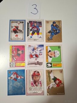 Balíček č.3 sběratelských hokejových karet NHL