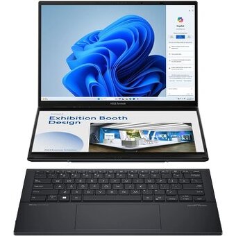 ASUS Zenbook Duo 2024 UX8406 2x14"OLED U7 16G 1T Arc TB DPH