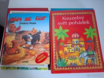 Knihy pohádek, 10 kusů každá jiná, NOVÉ 14 x foto