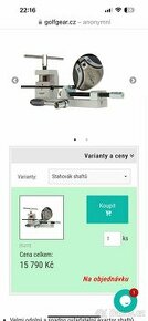 Nářadí na Fitting golfových holí