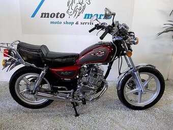 Chopper Tiger CL 125 DELUXE jen 9tis.KM Výrobní STAV