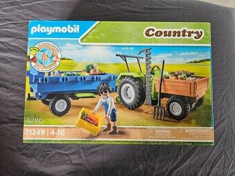 Playmobil country 71249 Traktor s přívěsem