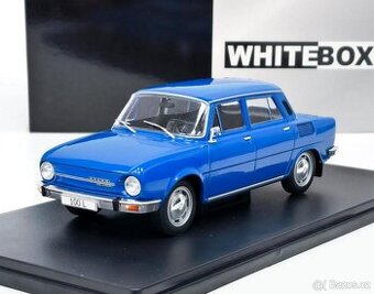 Škoda 100 L WHITEBOX 1:24 - MODRÁ