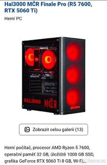 HAL3000 MČR Finale Pro (R5 7600, RTX 5060 Ti) nový