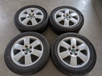 Originální ALU kola škoda Band 195/55/R15