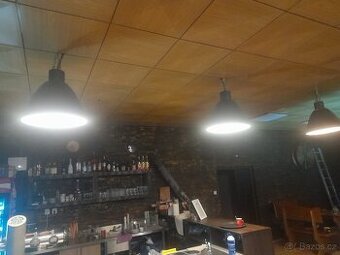 Industriální tovární retro světla