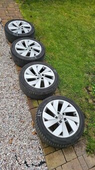 Alu kola VW Golf r17 Belmont + letní pneu 7mm
