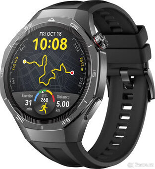 Prodám Huawei Watch 5 GT Pro Black, zaruka v Alza do 03-2027