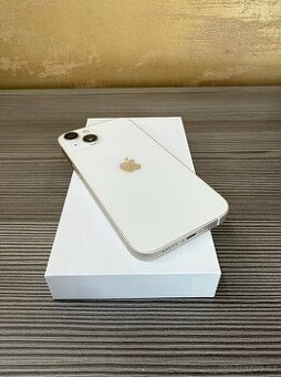 Apple iPhone 13 128GB bílá, pěkný stav, baterie 100%