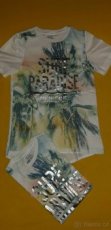 Krásná trička surfařský ráj-2x zn.F&F vel.140