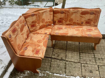 Rohová jídelní lavice s úložným prostorem