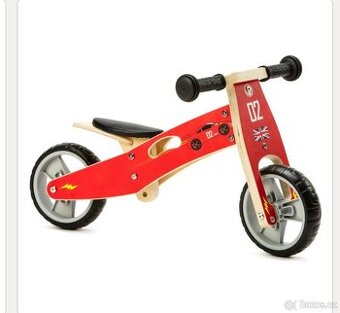 NICKO Dřevěné odrážedlo 2v1 - 1