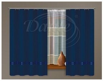 závěsy zatemňující modré