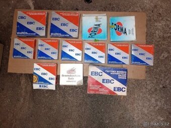 Brzdové destičky a čelisti japonské moto