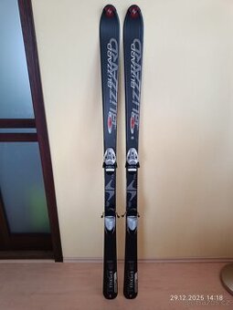 Lyže Blizzard 170 cm s hůlkami 125 cm