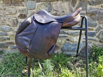 Skokové sedlo Cobra jednobočnicové hnědé 17"