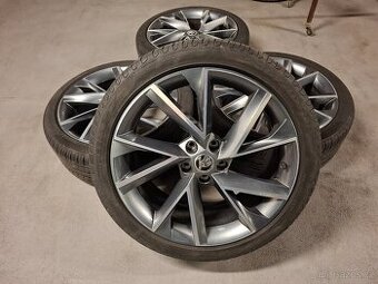 Alu kola 19" Škoda Superb Vega 5x112 s pneu 235/40R19