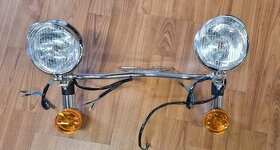 LED světelná rampa + blinkry, Chooper, Caffe Racer