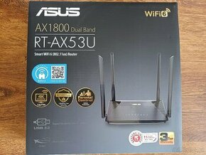 WiFi 6 router ASUS RT-AX53U Gigabit USB jnový zár. fak 2026+