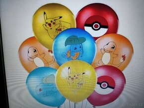 Pokémon balónky, ubrus - od 80 Kč