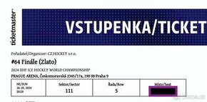 MS 2024 IIHF HOKEJ- FINÁLOVÝ DEN- ZLATO & BRONZ - TOP místa