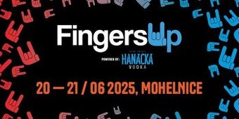 Fingers Up 2025 Mohelnice dvě vstupenky